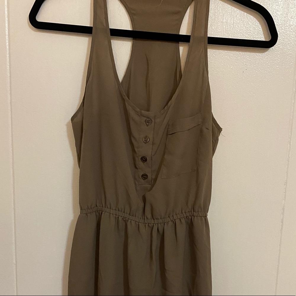 Beige short dress
